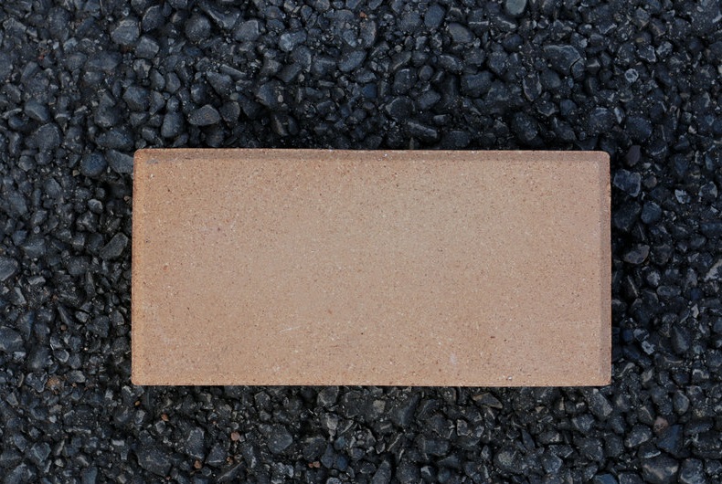 黄色实心光面机压烧结砖